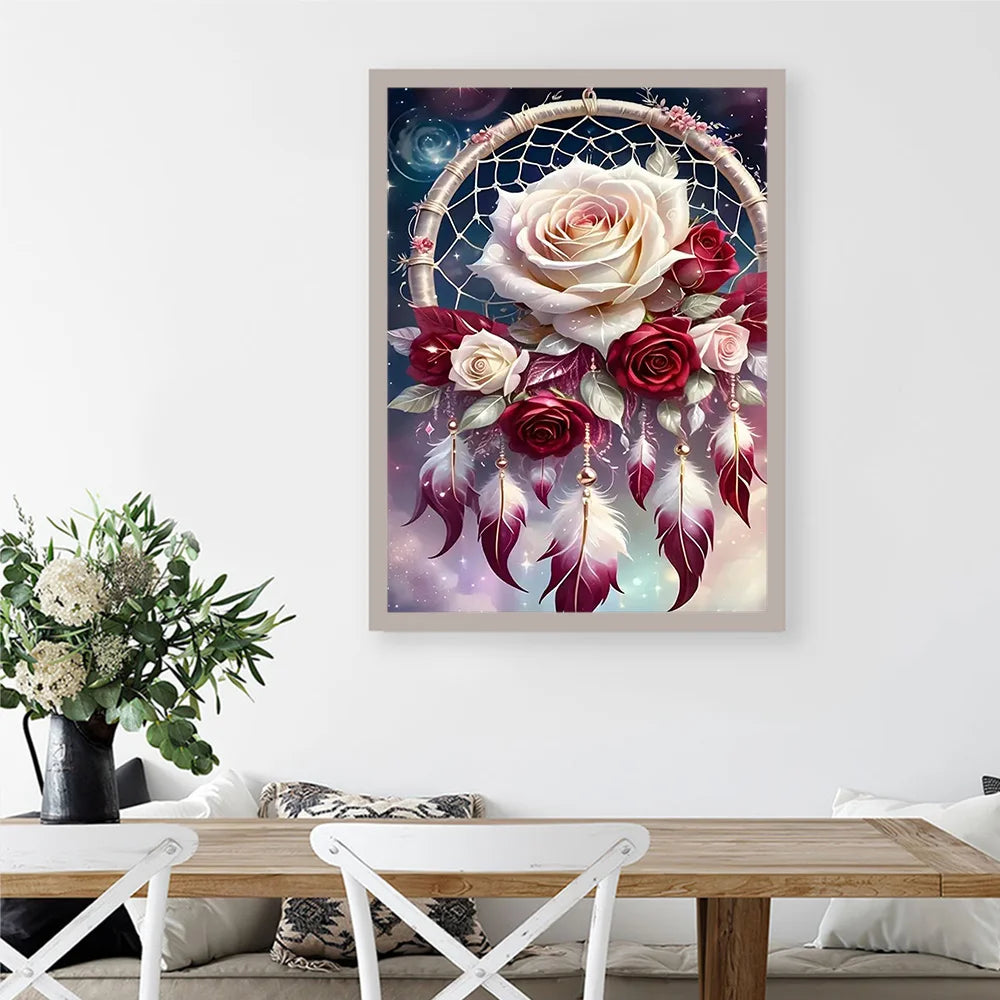 Evershine DIY Diamond Flower Dream Catcher Full Square / Round Drill