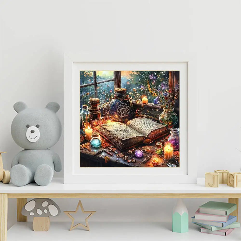 Evershine DIY Full Square / Round Diamond Painting Book, Bottle / Landscape