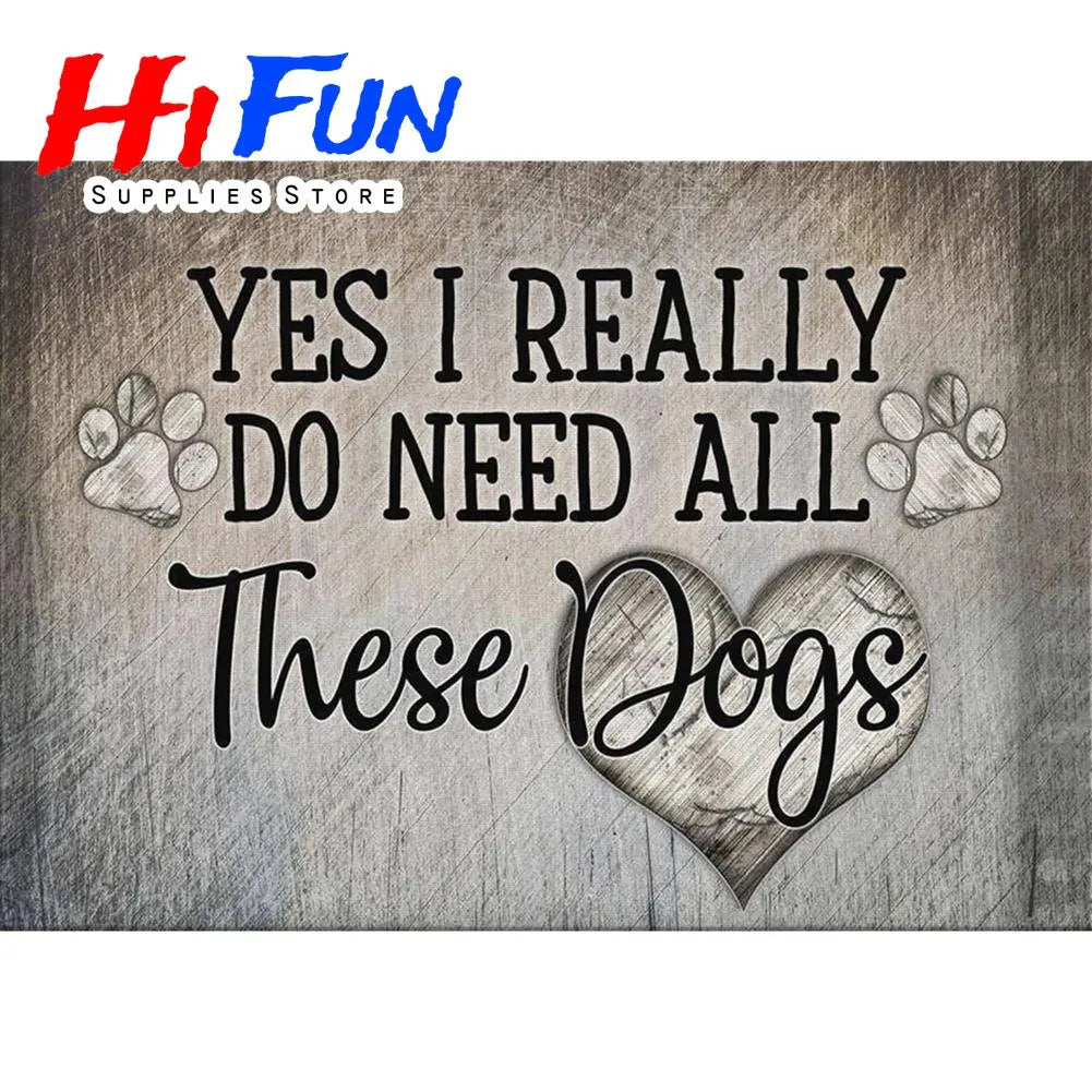 5D Diamond Painting Full Square / Round Family Poster Heart Text Love