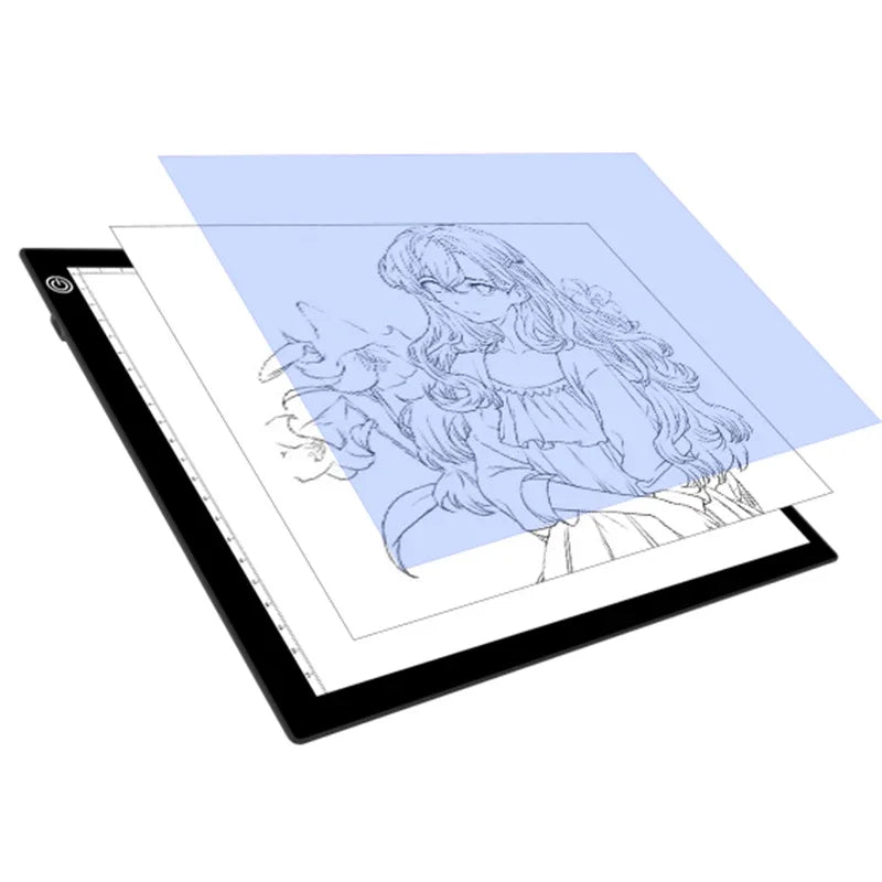 A4/A3 Drawing Tablet Wacom Digital Graphic Tablet LED Diamond Painting Light Pad Board, Portable Board