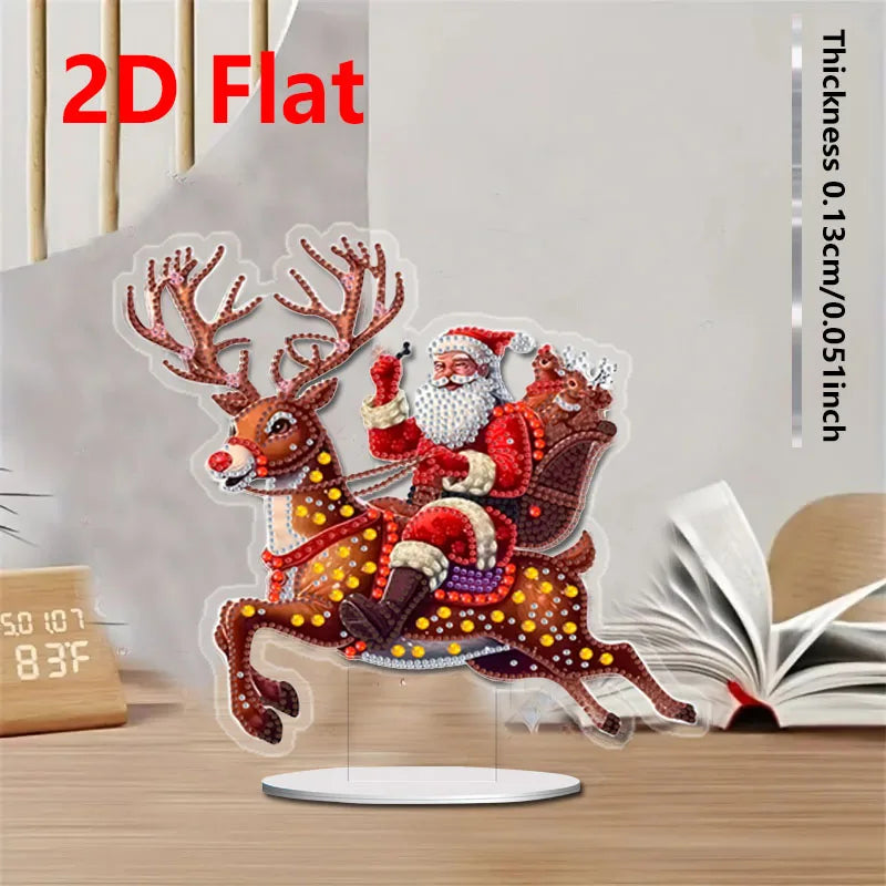 1pc DIY Diamond Painting Christmas Table Decoration