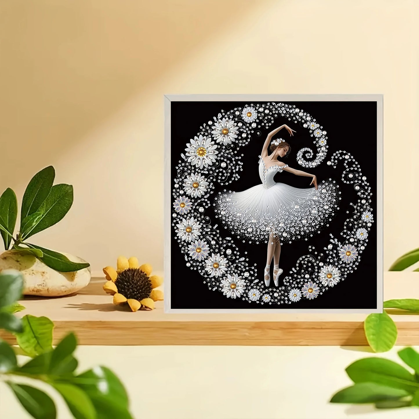 Fairy Diamond Painting Set - DIY Handicraft Set With Unique Shaped Crystals