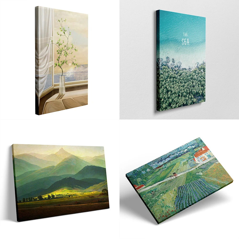 40x60, 50x70, 60x90, 60x120 DIY Wood Frame Kit For Diamond Painting Wall Art, Frame