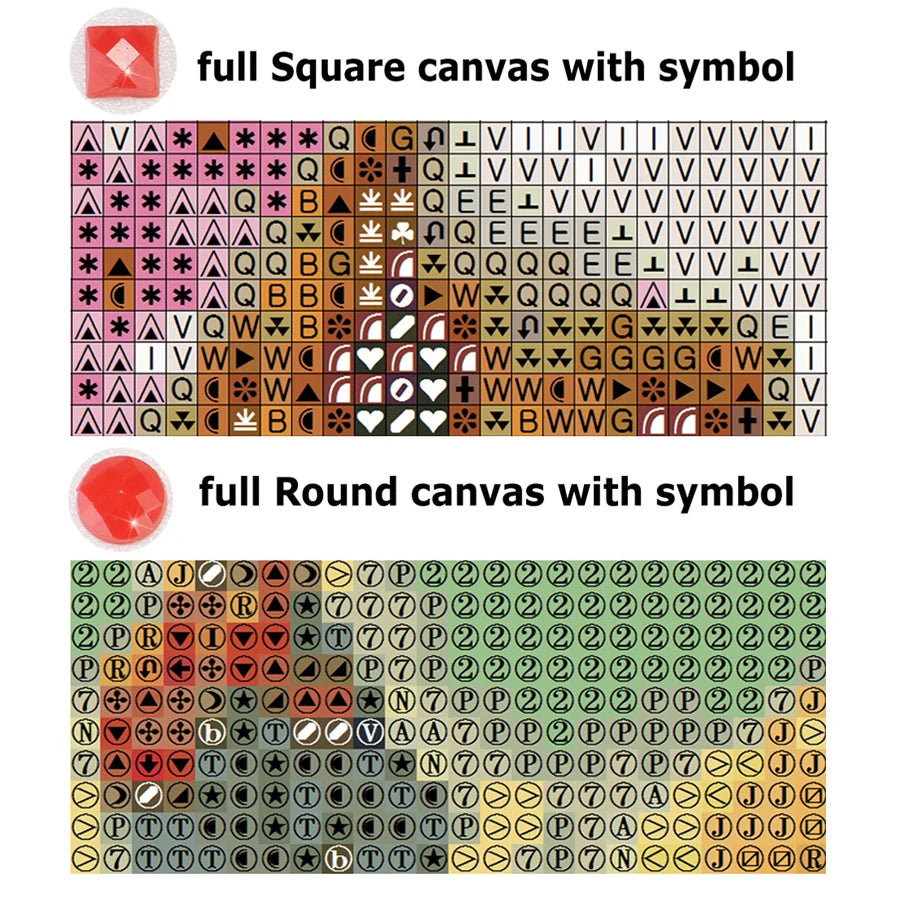 Dragon and Tiger Large Size DIY Diamond Painting Kits Full Square, Round Drill