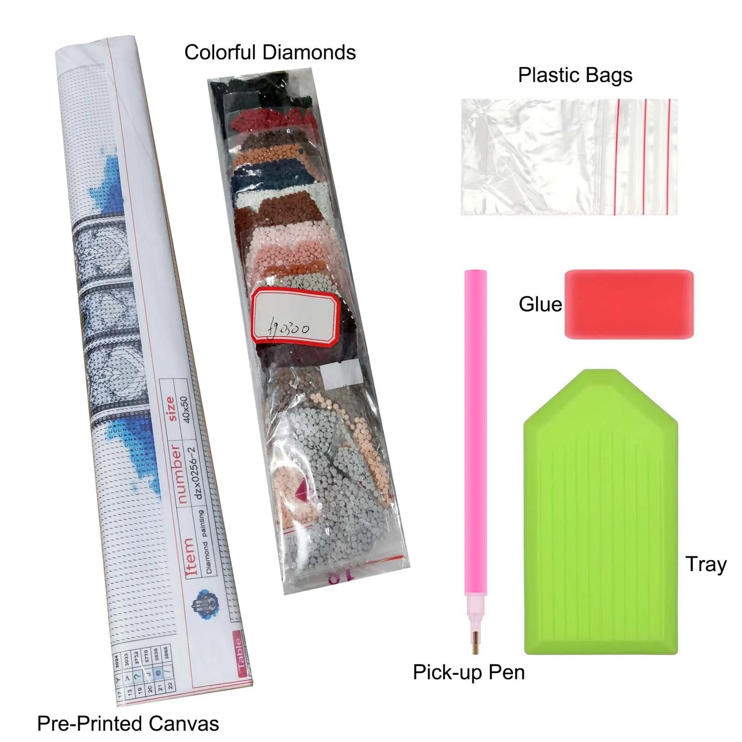USA Red White Blue Eagle Flag, DIY Diamond Painting Kits Statue of Liberty, Square/Round Drills