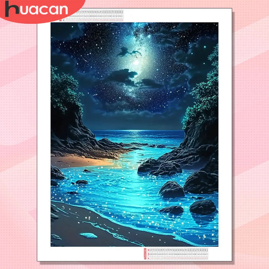 Seaside Landscape Beach Diamond Painting Full Square / Round Drills