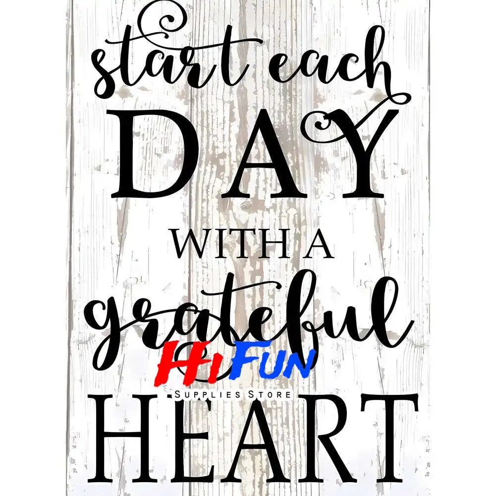 Inspirational/Motivational/Quote/Phrases Diamond Painting Kits Full Drill DIY Square/Round Drills