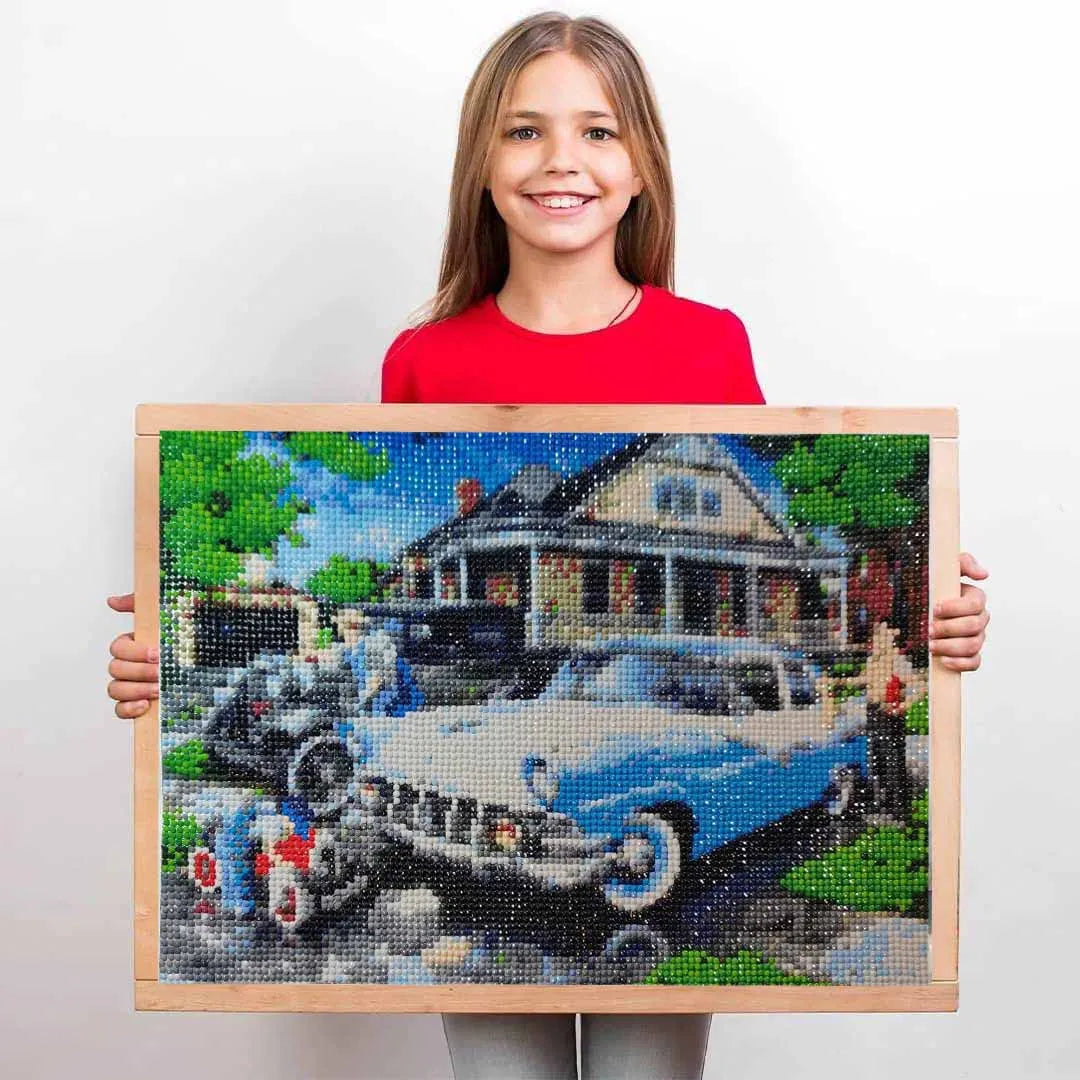 Vintage Classic Cars Diamond Painting, Square / Round Drill Diamond Art Kits, Automotive Art