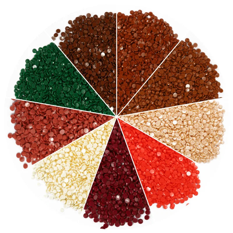 DMC 447 Colors Rhinestone 5D DIY Accessory Arts Full Round / Square Drill