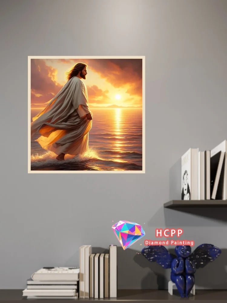 Portrait Jesus Diamond Painting Kit Square or Round Diamond 5D DIY