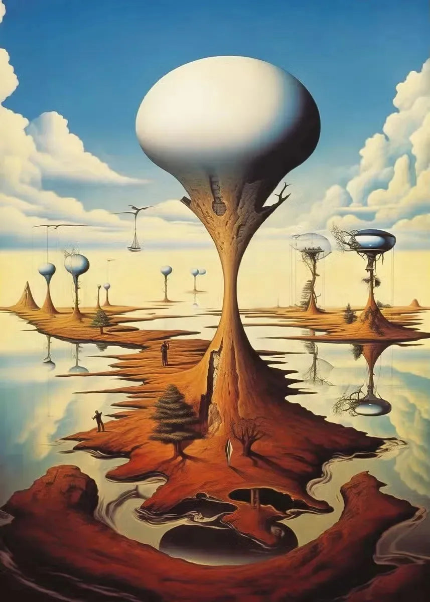 Surrealism Wall Art Salvador Dali Painting Print Famous Artwork Poster Diamond Painting Full Square / Round Drill