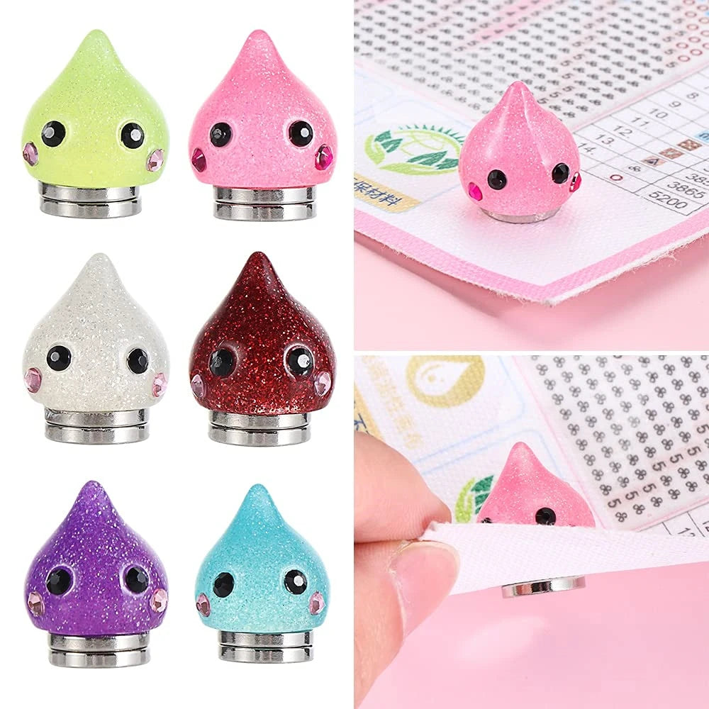 1PC Diamond Painting Magnet Cover Holder Glitter Drop Multi-function Parchment Paper Locator Cross Stitch DIY Crafts Tools