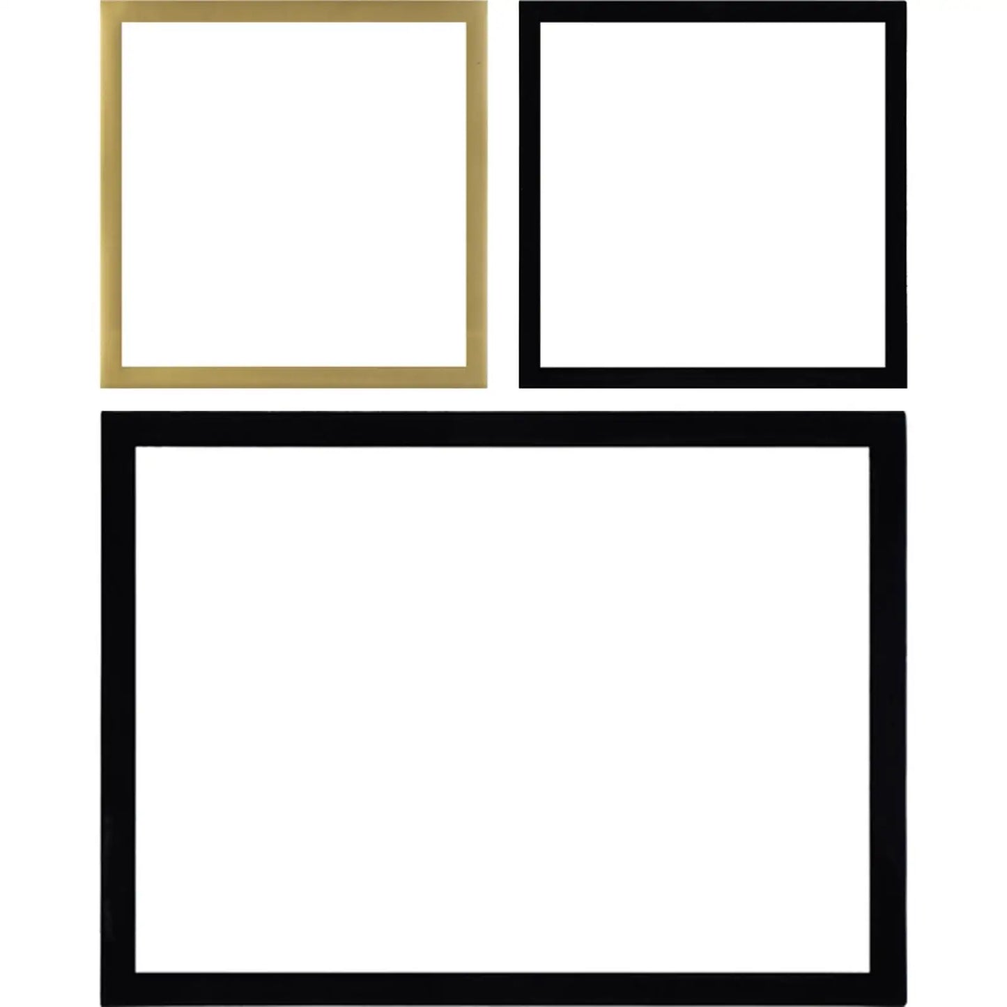 3pcs Magnetic Diamond Painting Frames Set 30x40/30x30cm 2 Sizes Self-Adhesive for Diamond Art Embroidery Photos Posters