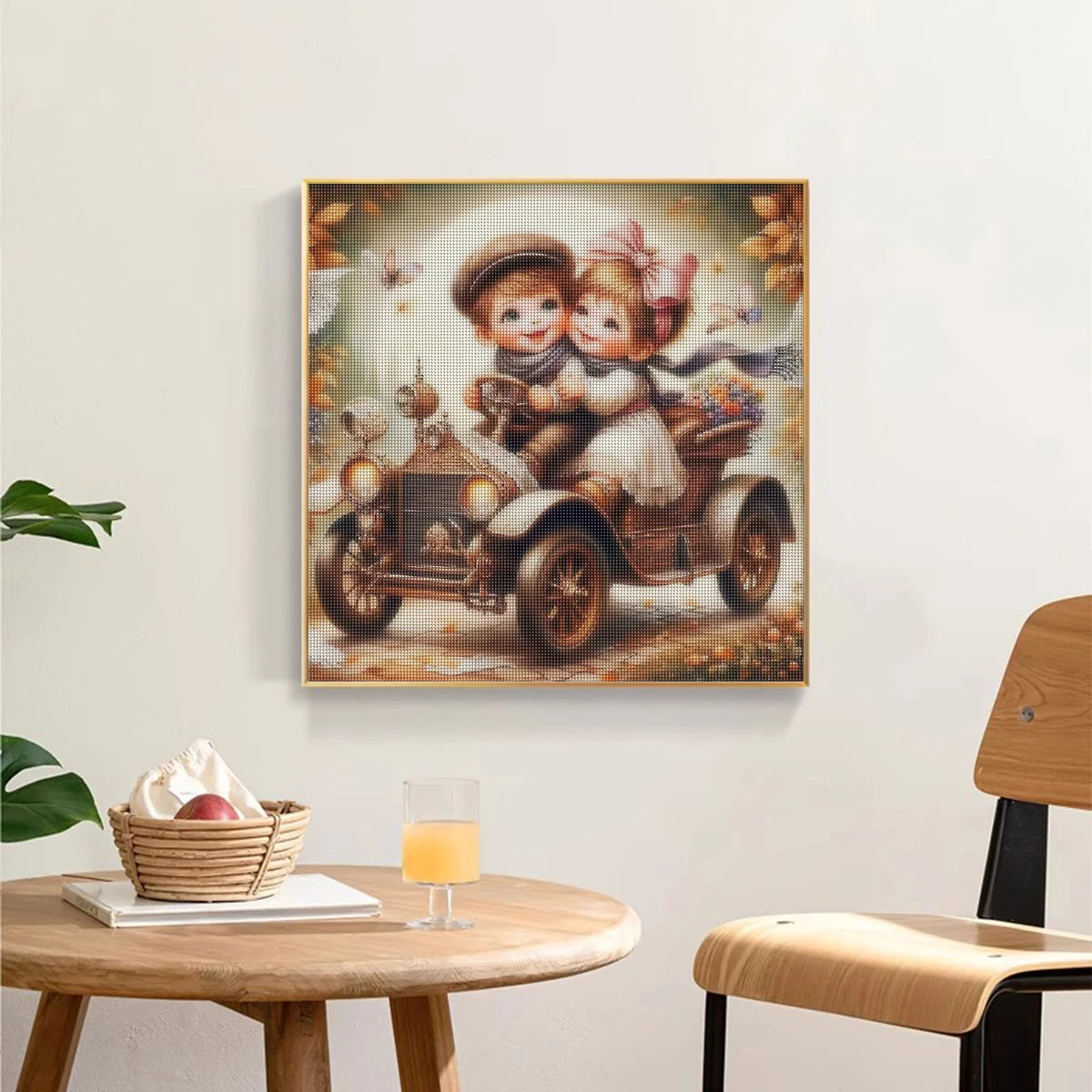 DIY Diamond Painting Library Scenery Full Diamond Mosaic