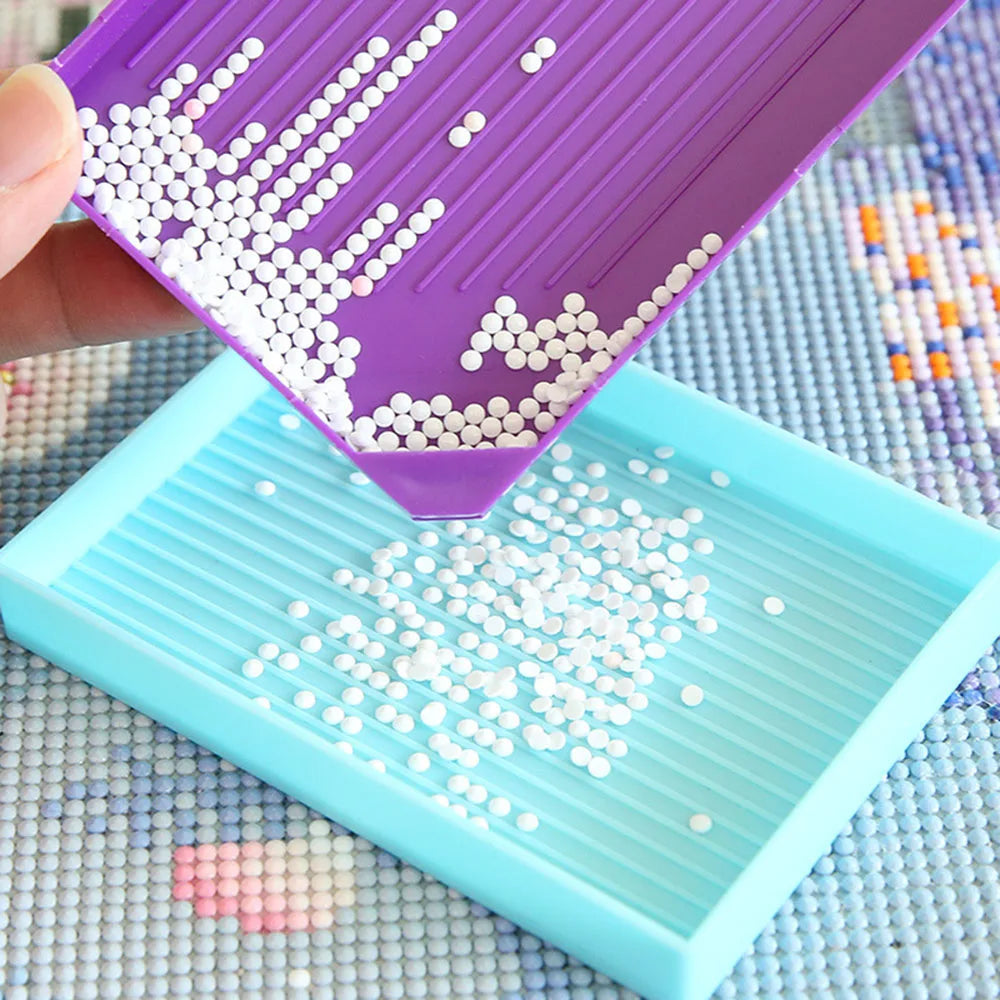 56 pcs 5D Diamond Painting Tools And Accessories Kits - Pen, Cla,y Tray Diamond Painting Tray Storage Box Sets