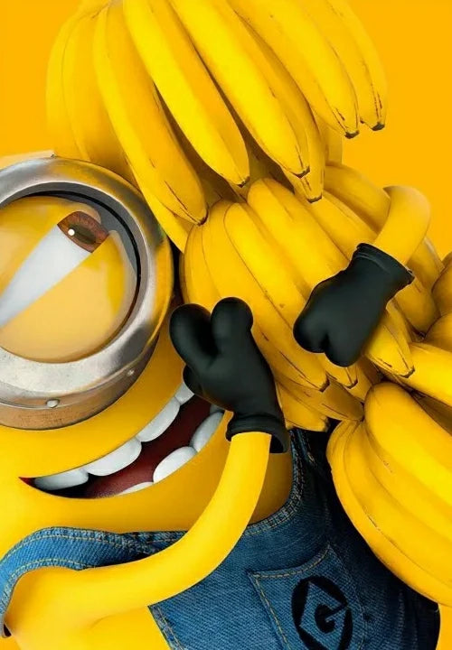 Cute Minions Cartoon DIY Diamond Painting Round Drill