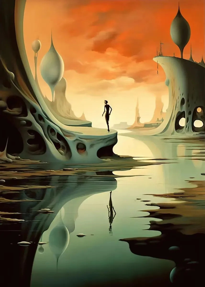 Surrealism Wall Art Salvador Dali Painting Print Famous Artwork Poster Diamond Painting Full Square / Round Drill