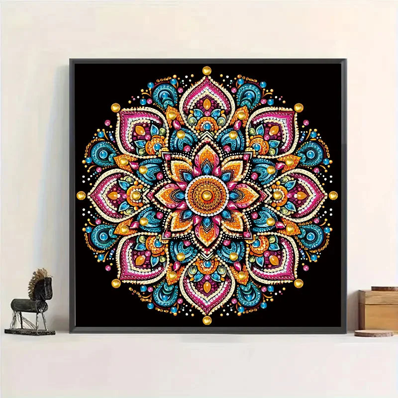 5D DIY Diamond Painting Flower Kit Mandala Flower Decoration DIY Alien Diamond Mosaic Art Gift Crafts Wall Home Decoration