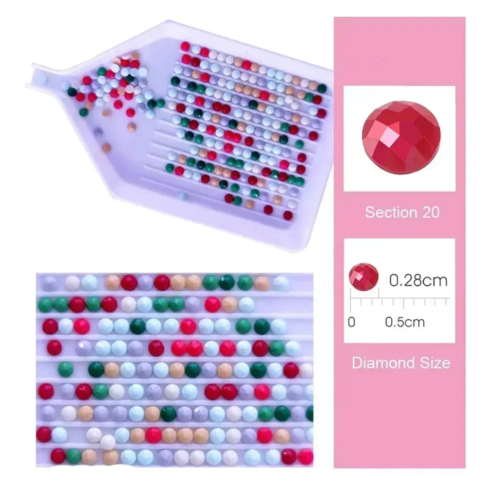 Flower Cat Diamond Painting Kit Square/ Round Diamond 5D DIY
