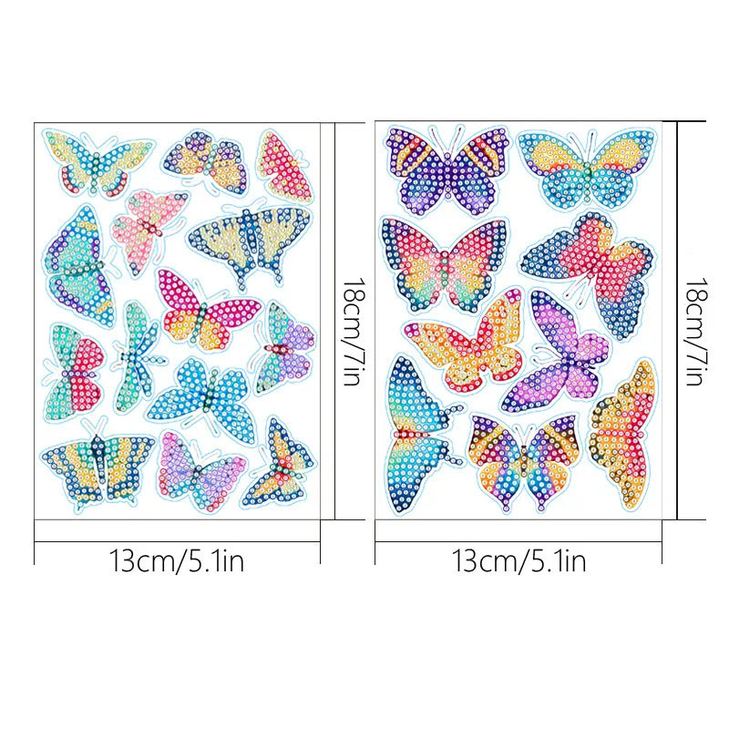 Diamond Sticker DIY Diamonds Art Diamonds Painting Stickers Cute Cartoon Pattern