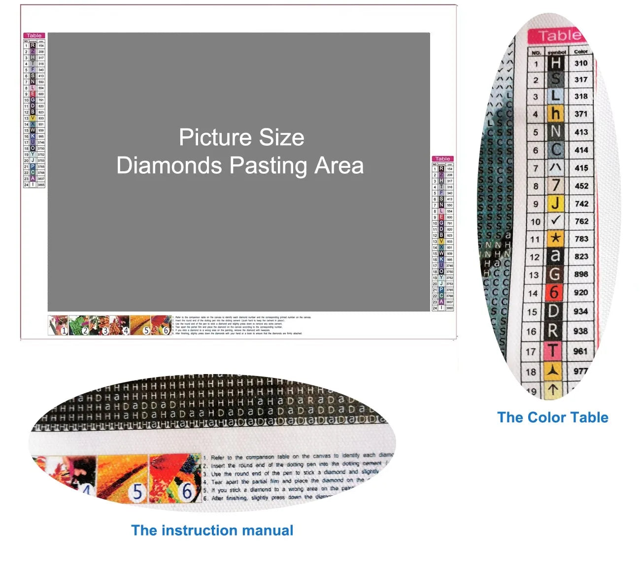 USA Red White Blue Eagle Flag, DIY Diamond Painting Kits Statue of Liberty, Square/Round Drills