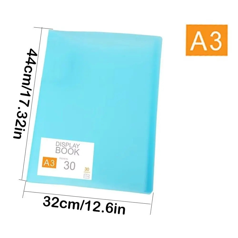 Transparent Diamond Painting Album Book Cover 30 Pages, 60 Pages Securely Stores And Displays Storage File Folder