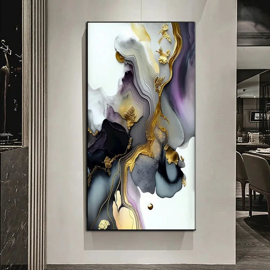 DIY Large Size Abstract Landscape Diamond Art Painting Full Square / Round Drill