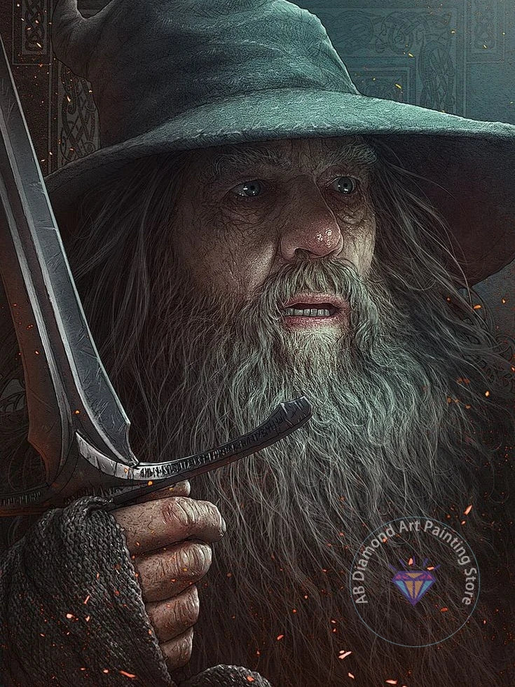 The Lord Of The Rings Diamond Painting Kit, 5D DIY Full Round Drill
