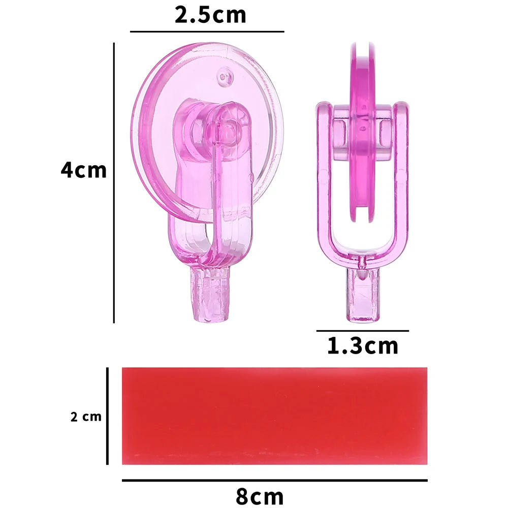 HOMFUN 7 pcs/ Set Colorful Diamond Painting Drill Pen Roller, Scroll Wheel Head Tip Point Glue Wax Mud Clay Embroidery Accessories