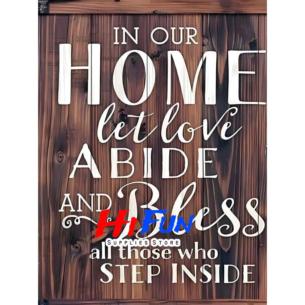 Inspirational/Motivational/Quote/Phrases Diamond Painting Kits Full Drill DIY Square/Round Drills