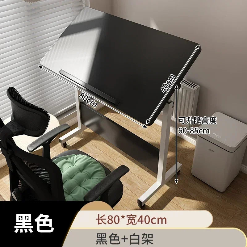 Foldable Lifting Puzzle Table Painting Special Work Table Bed Side Mobile Laptop Table Furniture Home Student Writing Desk