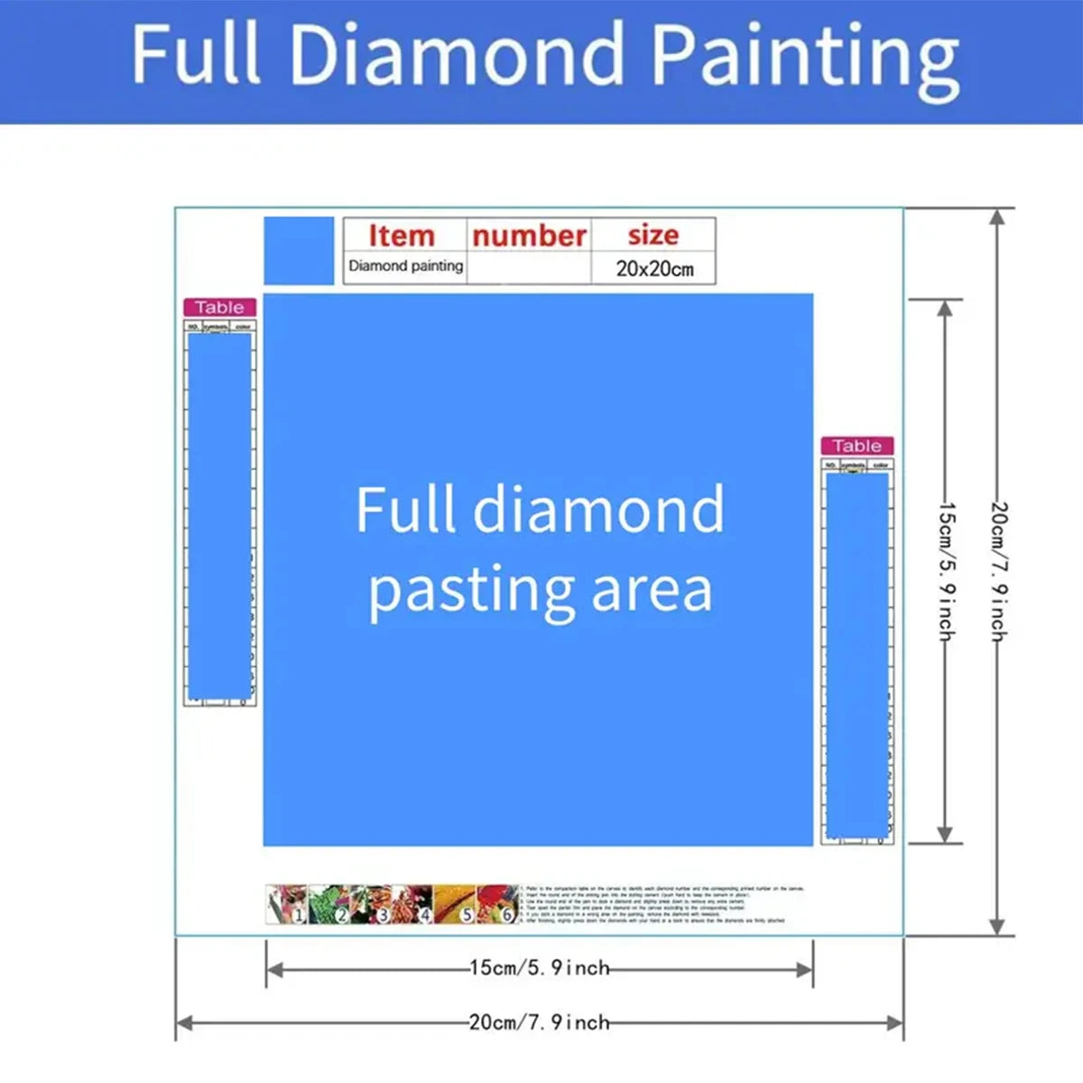 Colorful Lightning Diamond Painting Full Round Drill DIY Diamond Art