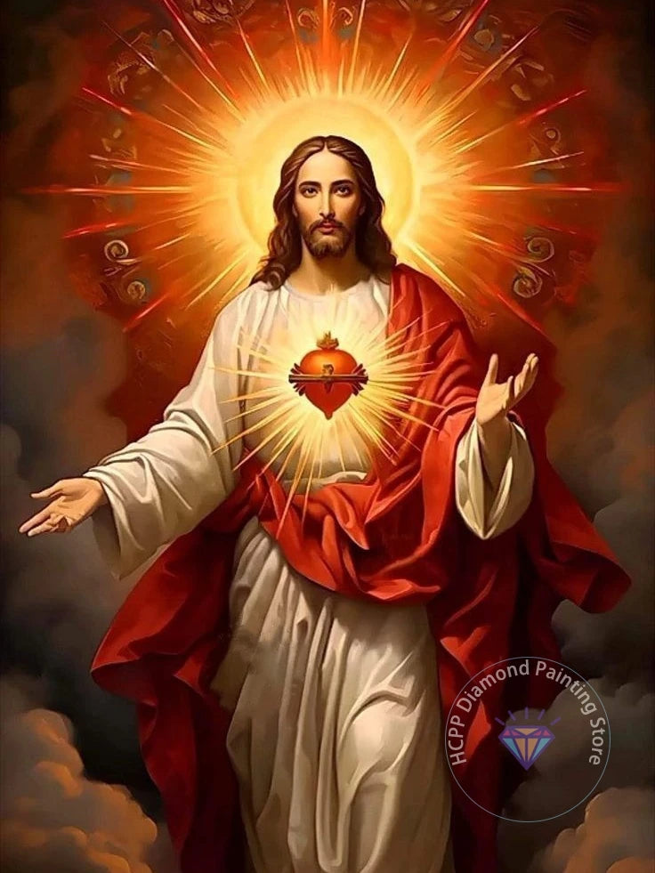 Jesus Christ Cross Diamond Painting Kit 5D DIY Round Drill