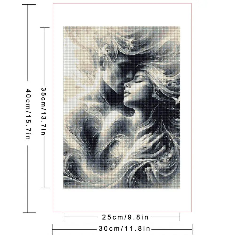 Huacan Woman & Man DIY Diamond Painting Full Square / Round Drill