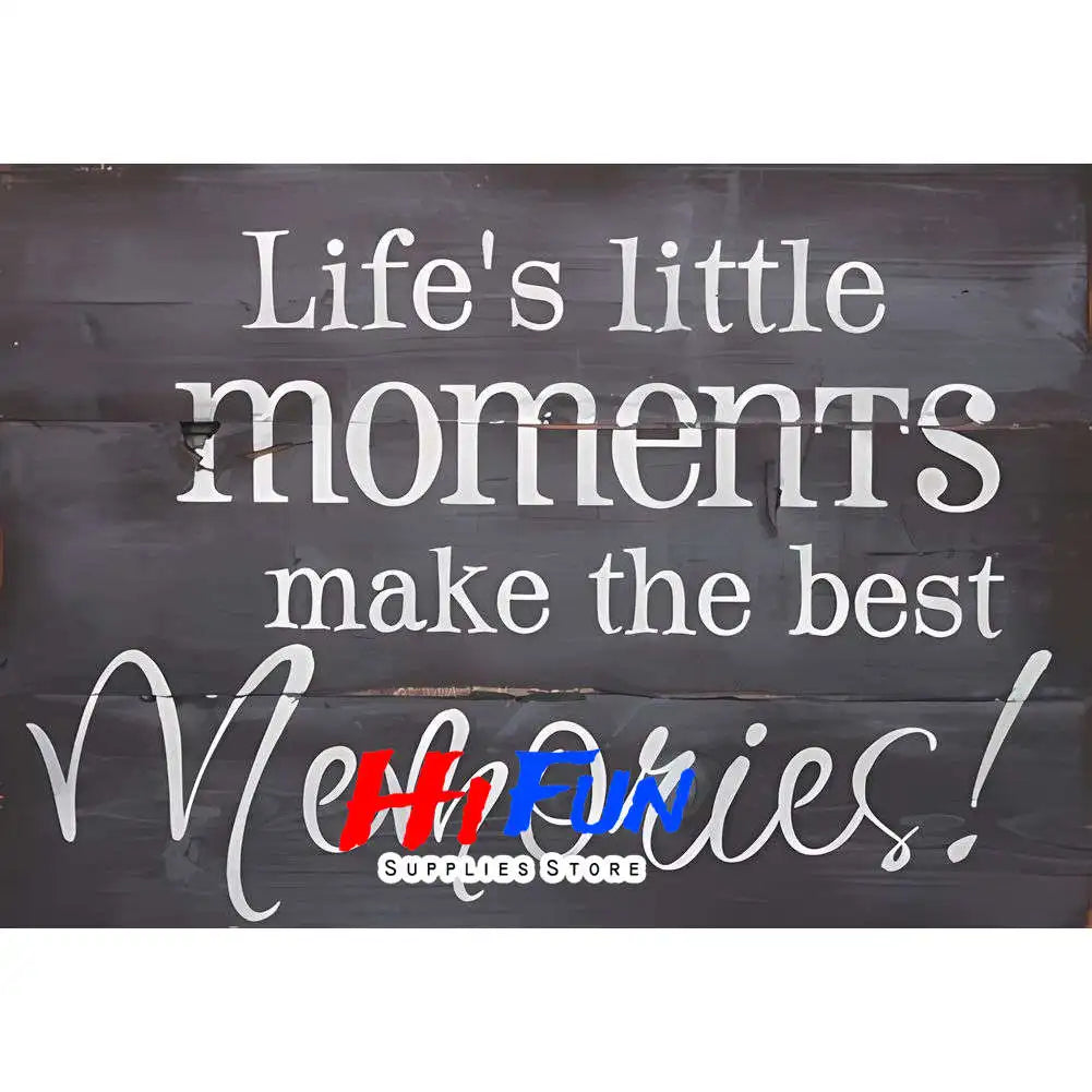Inspirational/Motivational/Quote/Phrases Diamond Painting Kits Full Drill DIY Square/Round Drills