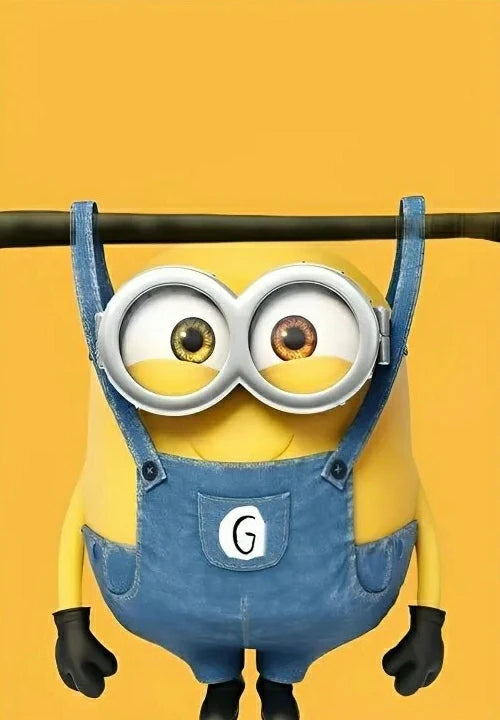 Cute Minions Cartoon DIY Diamond Painting Round Drill