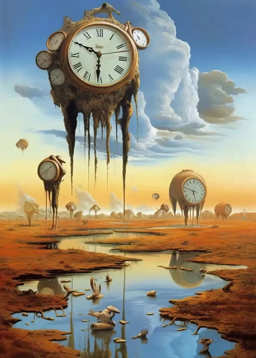 Surrealism Wall Art Salvador Dali Painting Print Famous Artwork Poster Diamond Painting Full Square / Round Drill