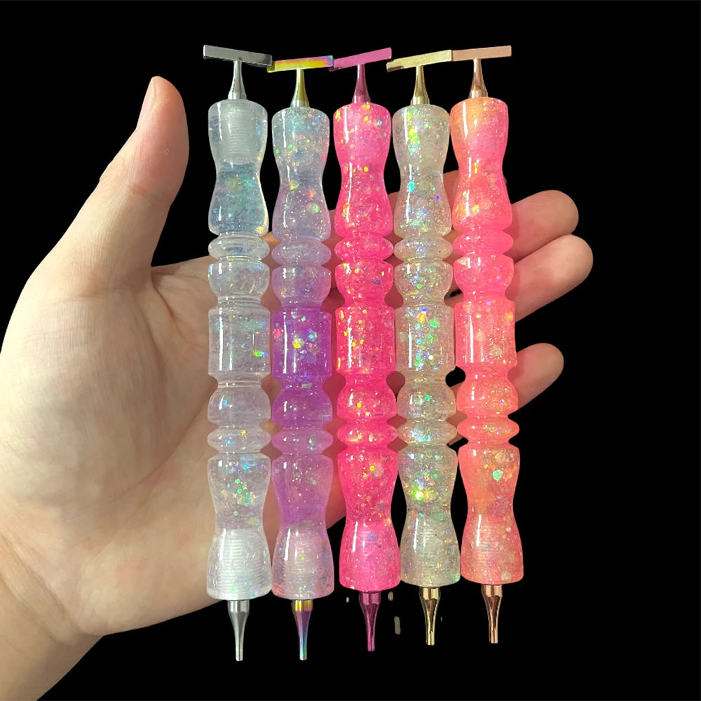 HOMFUN Diamond Painting Pen, Multifunctional Metal Screw Thread Tips Accessories