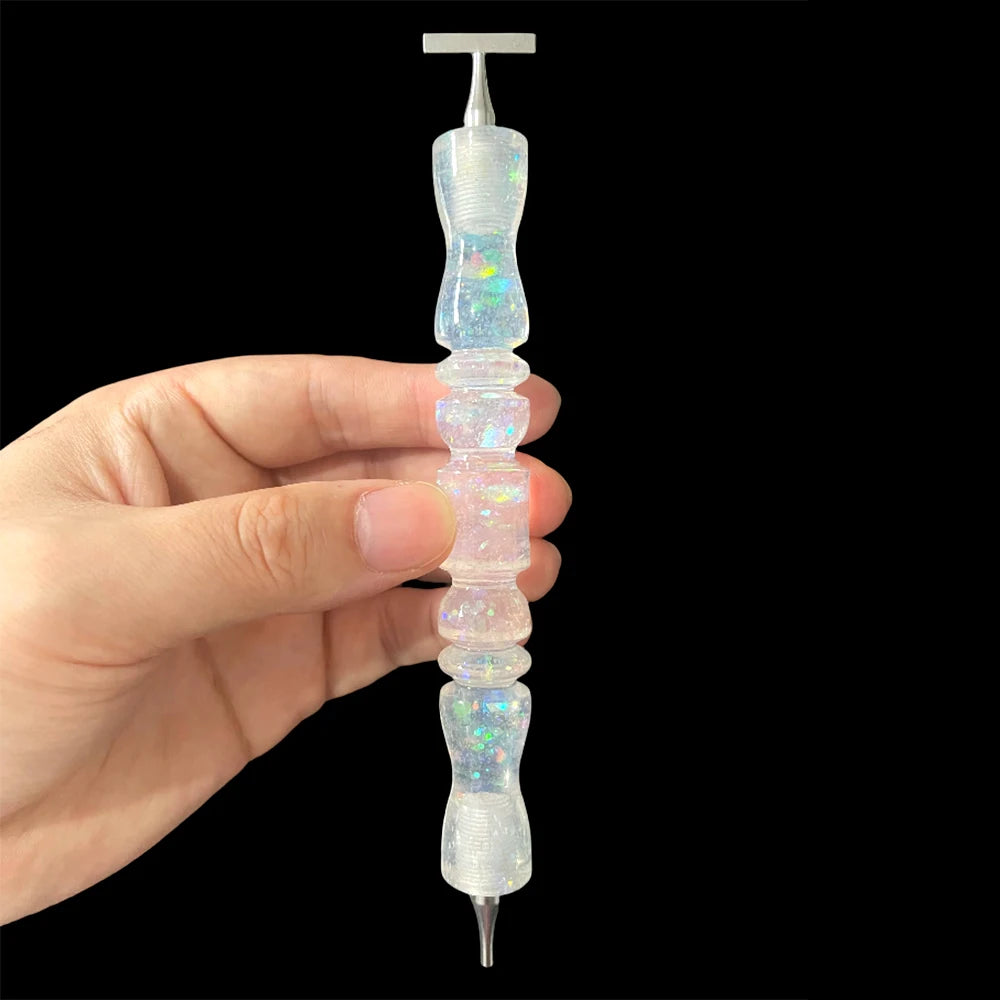 HOMFUN Diamond Painting Pen, Multifunctional Metal Screw Thread Tips Accessories