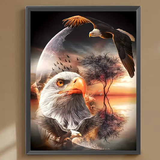 5D DIY Full Round Drill Diamond Painting Eagle Kit 30x40cm