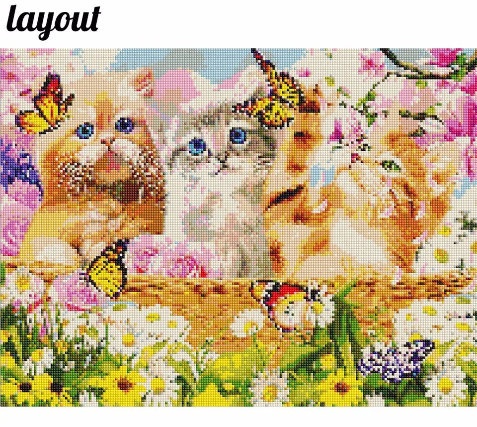 DIY Diamond Painting Library Scenery Full Diamond Mosaic