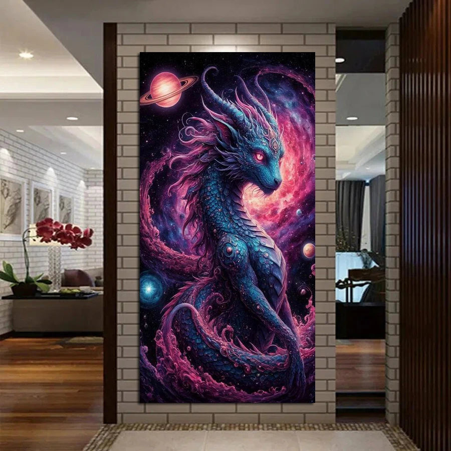Dragon Picture Large Size DIY Diamond Art Painting Full Square / Round Drill