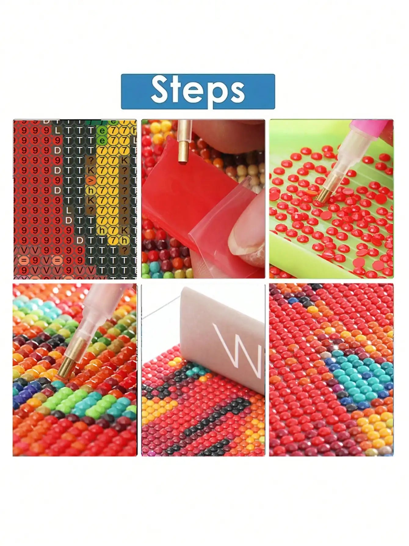 Love Touch 5D DIY Full Square / Round Mosaic Pattern Crystal Diamond Painting