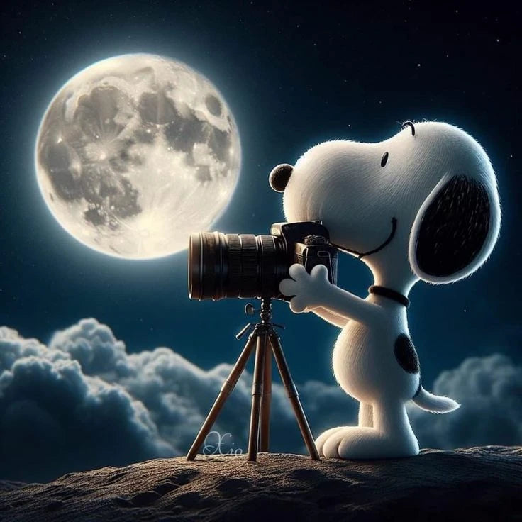 Kawaii Snoopy Cartoon Comics Diamond Painting, DIY Partial Round Drill