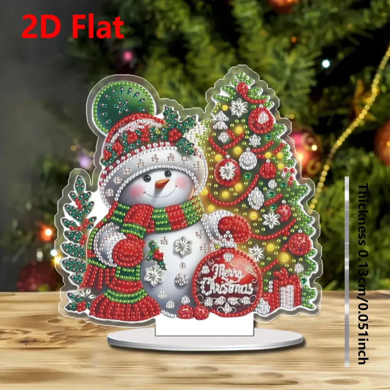 1pc DIY Diamond Painting Christmas Table Decoration