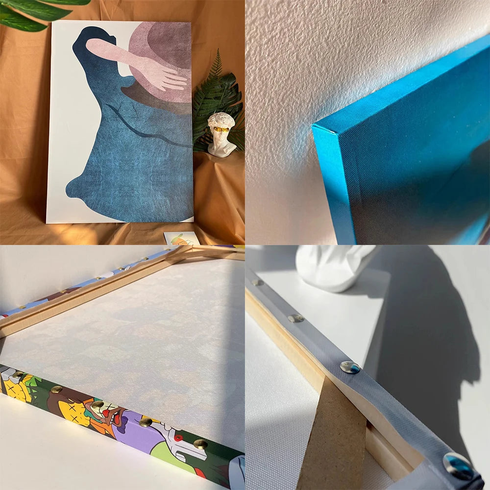 Various Sizes Canvas Frame, Wooden Frames Natural Wooden, Diamond Painting Frames Canvas, Wood Wall Frame