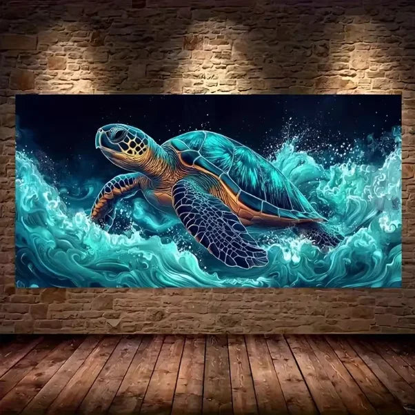 5D DIY Diamond Painting Deep Sea Turtle Full Square / Round Drill
