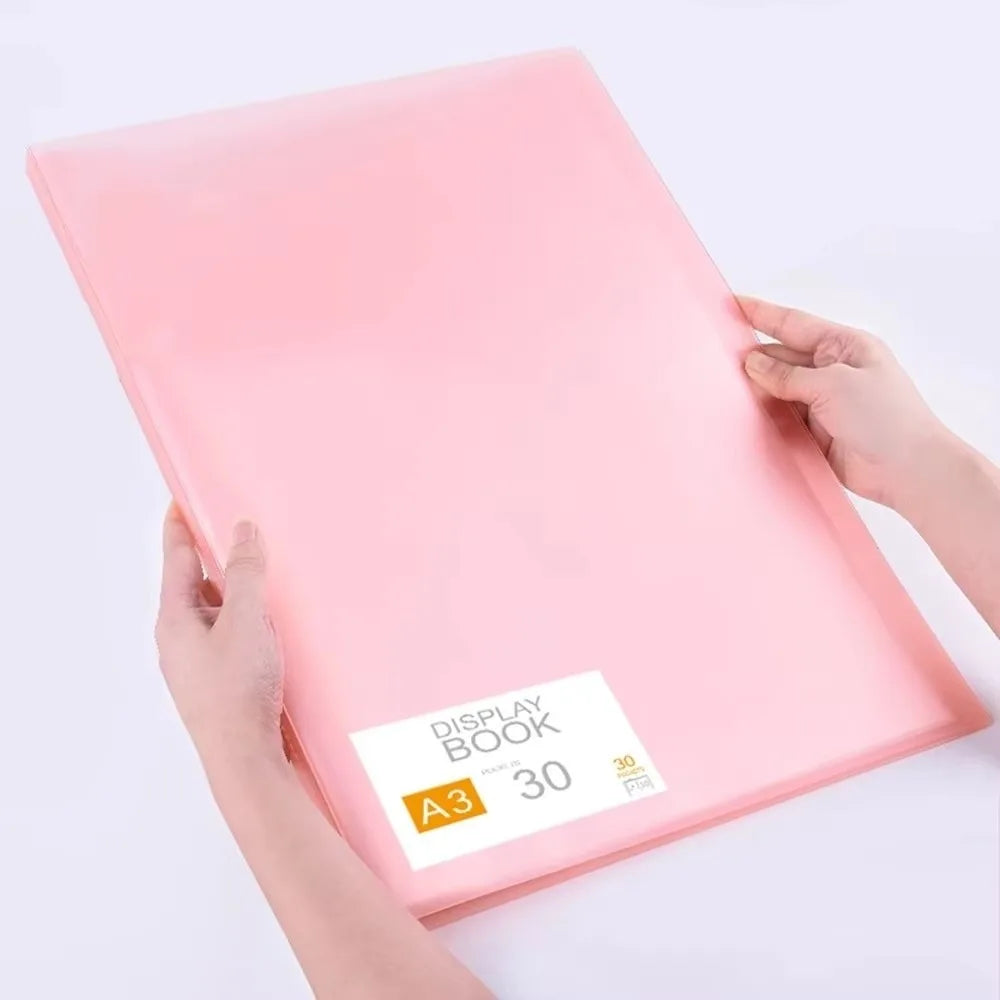 Transparent Diamond Painting Album Book Cover 30 Pages, 60 Pages Securely Stores And Displays Storage File Folder