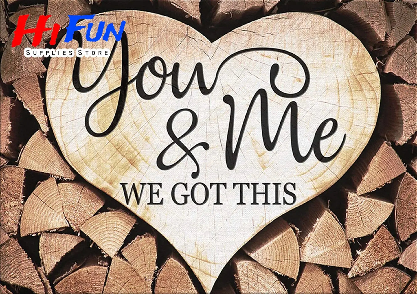 5D Diamond Painting Full Square / Round Family Poster Heart Text Love