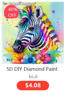 Dragonflies Flying and Flowers Full DIY Diamond Painting Square / Round Drills